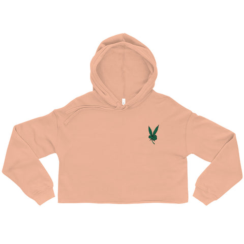 Puff Puff Peace Crop Hoodie